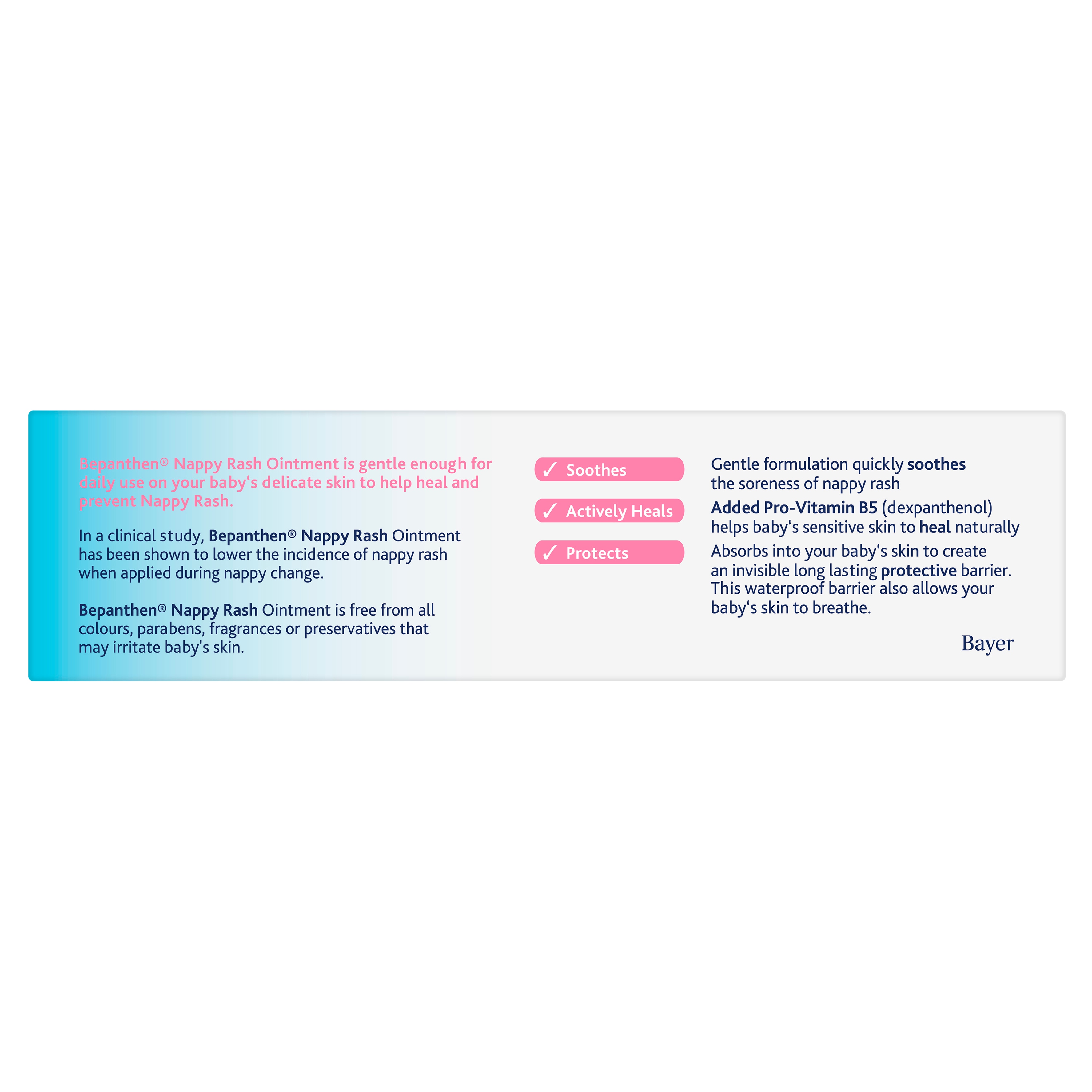 Nappy rash cream bepanthen 2025